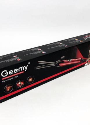 Праска для волосся gemei gm-2906, прилад для завивки волосся, плойка для прикореневого об'єму, плойка2 фото