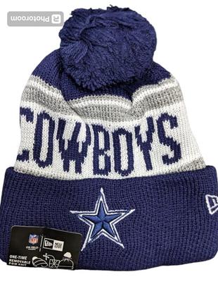 Вязаная шапка new era nfl dallas cowboys