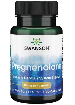 Прегненолон гормон тестостерону, pregnenolone, swanson, 10 мг, 90 капсул