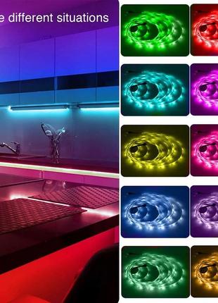 Світлодіодна стрічка usb 5050 rgb 5м6 фото