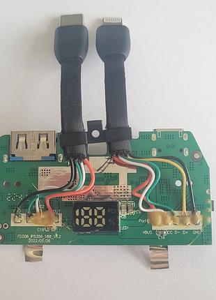 Плата power bank з дисплеєм pd20w usb scp 22.5w 5v 9v 12v повербанк type-c
