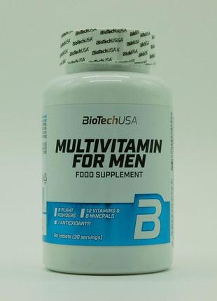 Мультивитамины для мужчин, biotech,  60 таблеток
