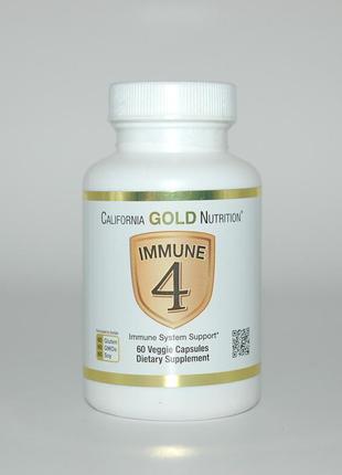 Комплекс для підтримки імунітету defender 4 california gold nutrition 60 капсул