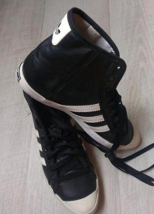 Кеды кожаные adidas