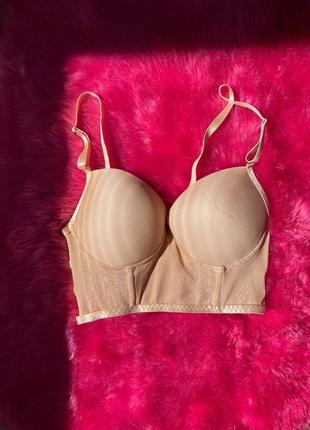 Корсетный лиф бюстгальтер с портупеями