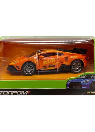 Модель автомобиля "lamborghini huracan" ap74183 масштаб 1:32 оранжевый