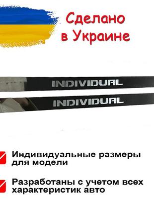 Накладки на пороги на chrysler pacifica крайслер 2шт универсальные хромированные