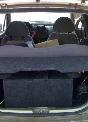 Задняя полка део матиз daewoo matiz декор.