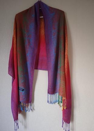Кашемировый шарф палантин pashmina