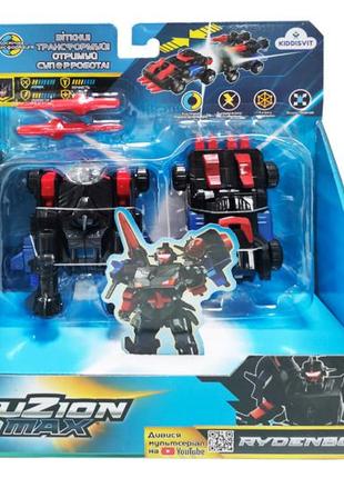 Машинки трансформеры fuzion max райденболт 54005