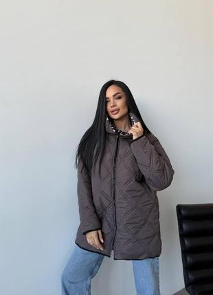 Двухсторонняя теплая куртка3 фото