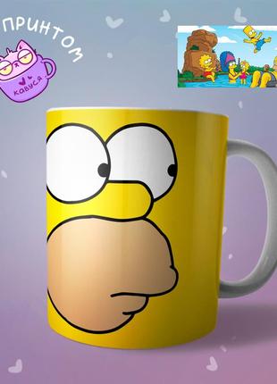Чашка кружка симпсоны the simpsons гомер