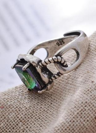 Кільце перстень срібло antic silver 9252 фото