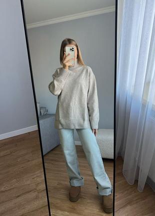 Светр кофта з розмірами h&m hm 34 xs 36 s м 38 сір меланж