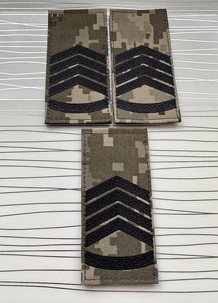 Погон головний сержант зсу на пікселі