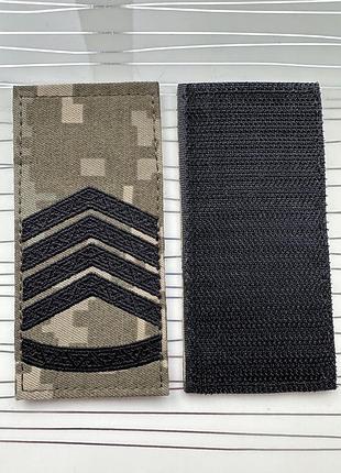 Погон головний сержант зсу на пікселі