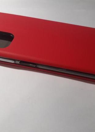 Чехол книжка xiaomi redmi note 10s красный \ чехол книжка для xiaomi redmi note 10s красный (книжка на магнит)