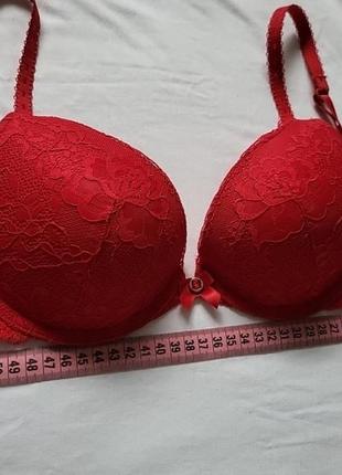 Бюстгальтер лифчик hunkemoller красный