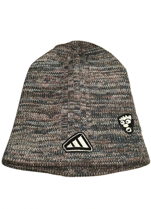 Sale 🔥 шапка на зиму осень весна adidas grey серая унисекс адидас