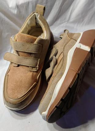 Кроссовки демосезонные натуральные замшевые 373 фото