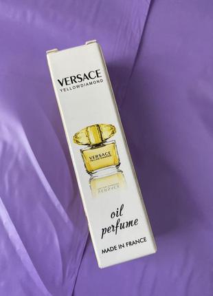 10 мл масляний парфум versace yellow diamond