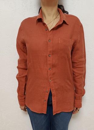 Льняная рубашка c| f commander