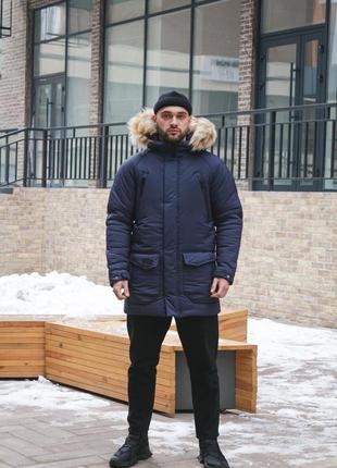 Парка зимняя мужская "hotwint" intruder синяя