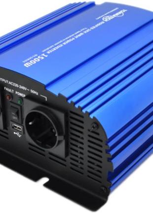 Инвертор напряжения tommatech ms-1500 12v/220v 1500w с аппроксимированной синусоидой