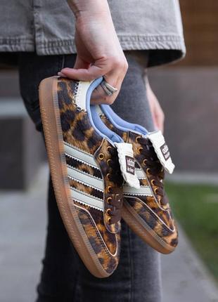 Кросівки adidas samba pony x wales bonner leopard