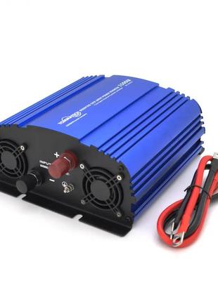 Инвертор tommatech ms-1500 12v-220v 1500w с аппроксимированной синусоидой + 6 предохранителей (синий)