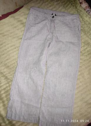 Льняні штани палаццо george