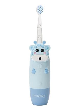 Дитяча зубна щітка medica+ kidsbrush 2.0 blue гарантія 1 рік