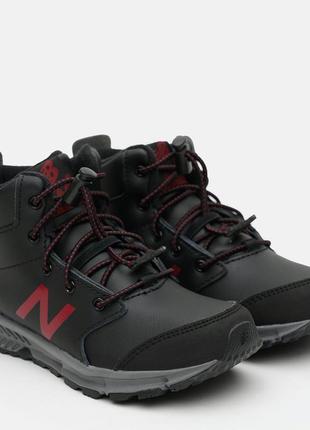 Новые утепленные детские подростковые кроссовки ботинки new balance 800 black
