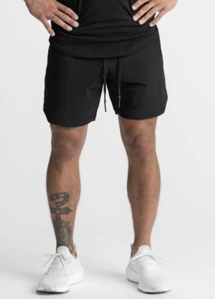 Спортивные шорты мужские crazy muscle l черный2 фото