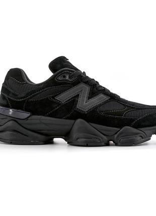 Кроссовки new balance 9060 triple black 36