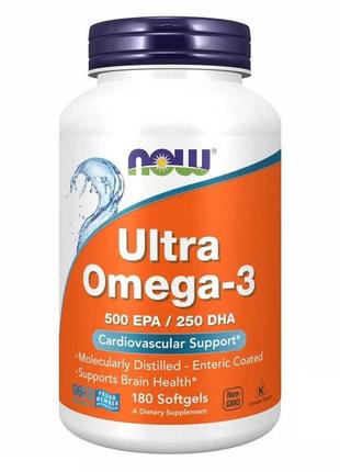 Now ultra омега-3 fish oil у м'яких капсулах №180