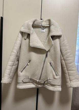 Дубленка zara