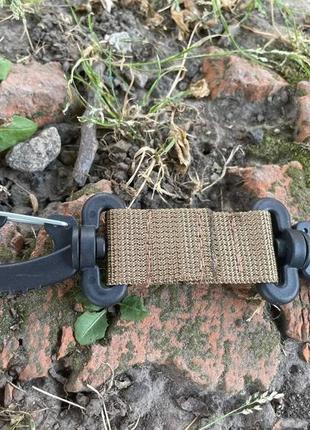 Карабін тактичний двосторонній, карабін двосторонній з петлею, карабін койот