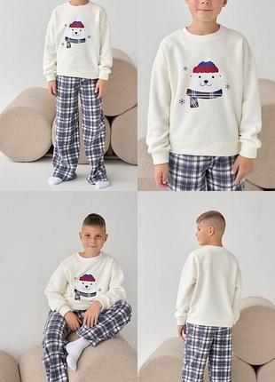 Теплая пижама для мальчика