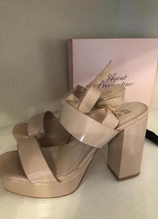 Стильные босоножки h&m 38р. стелька 24,5см