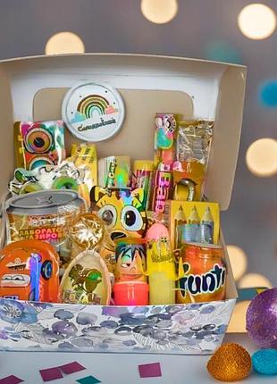 Подарунок sweet box для дітлахів, набір смаколиків для дитини, солодкий бокс для малюків