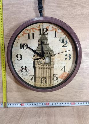 Часы  настенные круглые классические