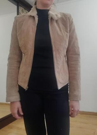 Дублянка, шкіра, цигейка, розмір s/m yessica