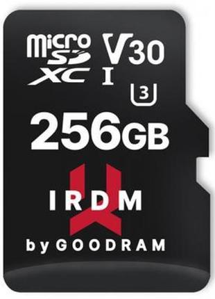 Картка пам'яті goodram 256 gb microsdxc class 10 uhs-i/u3 irdm (ir-m3aa-2560r12)