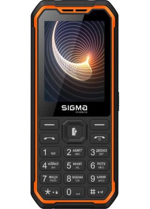 Мобільний телефон sigma x-style 310 force type-c black orange (4827798855126)