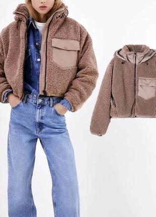 Шубка zara р.м