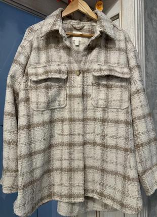 Теплая рубашка от h&m