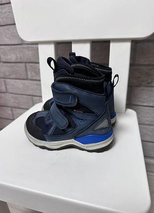 Зимові термо чобітки , черевики ecco 25 р.