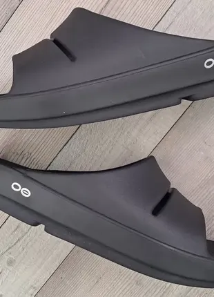 Шлепанцы oofos ooahh slide sandal black 1100blk (р.43)