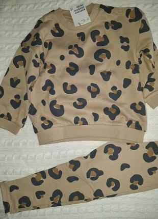 Костюм с утеплением для девочки h&amp;m 74 86 92